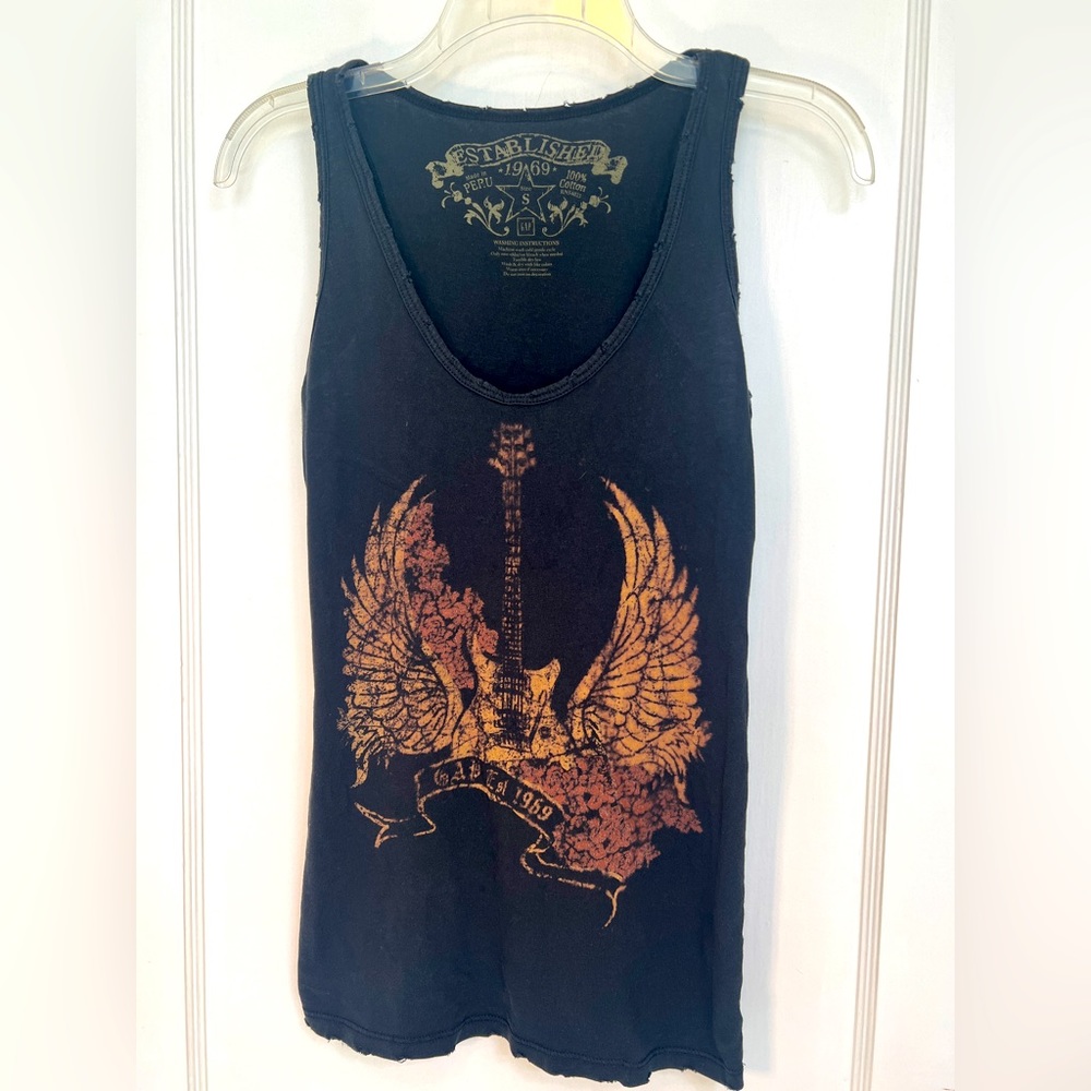 Distressed GAP tank top, size small